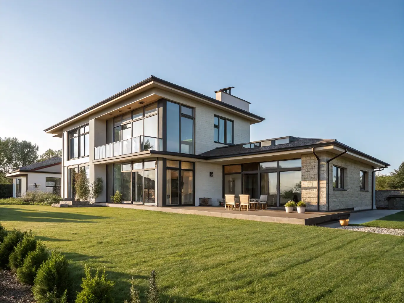 A modern house in Brisbane, Queensland, Australia, showcasing well-maintained landscaping and architecture, representing the area served by Handyman Brisbane.